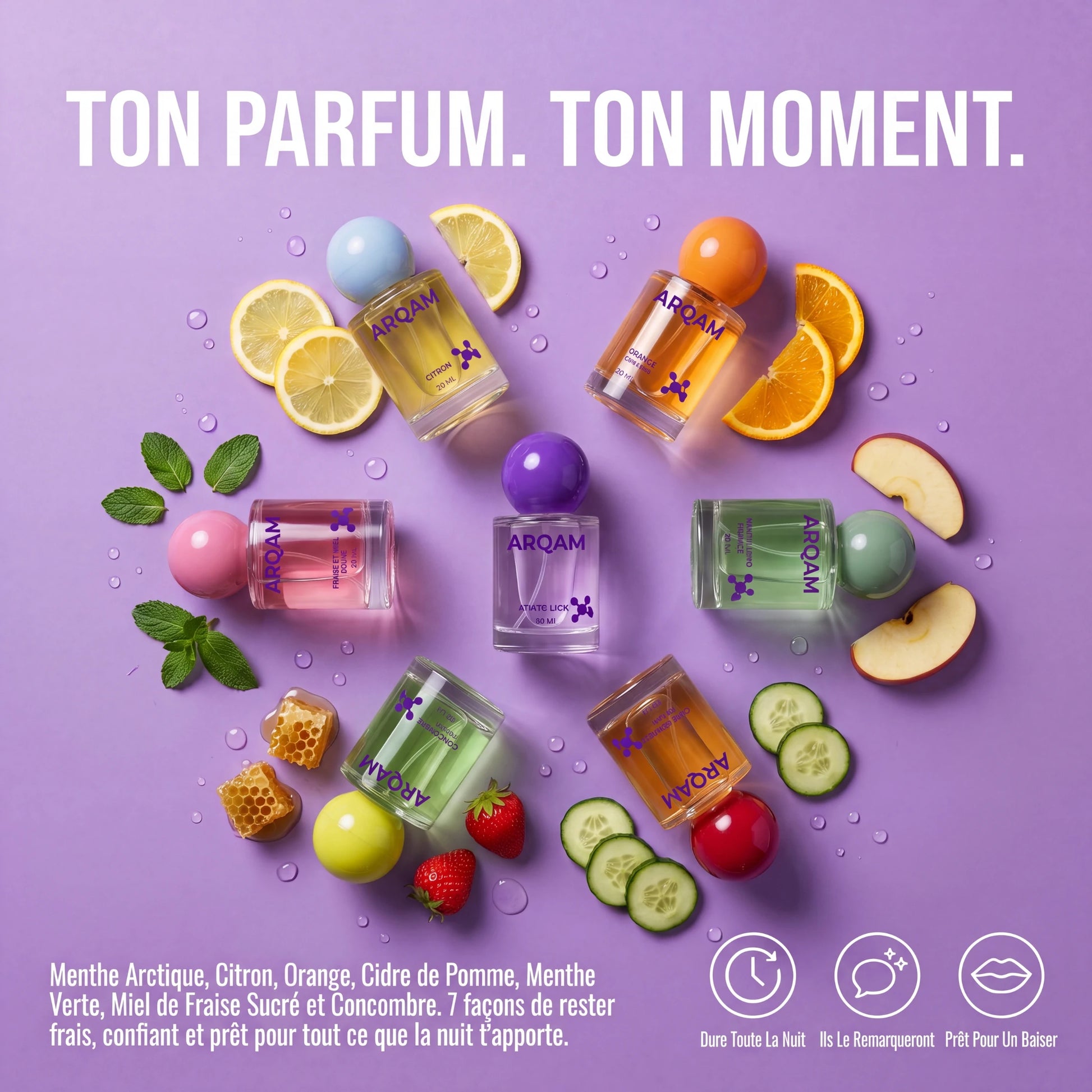 Ton parfum. Ton moment. — les 7 saveurs