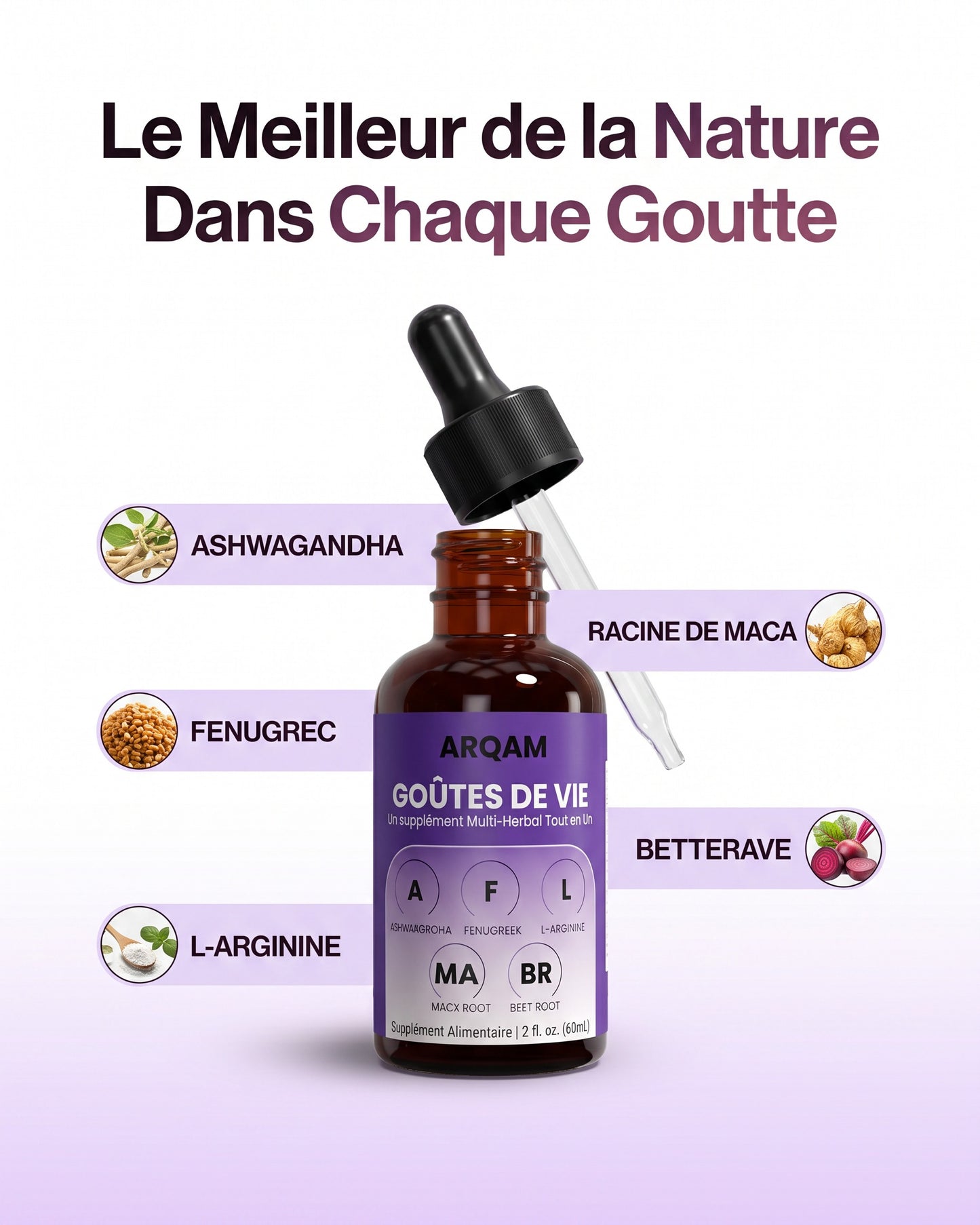 Le meilleur de la nature dans chaque goutte