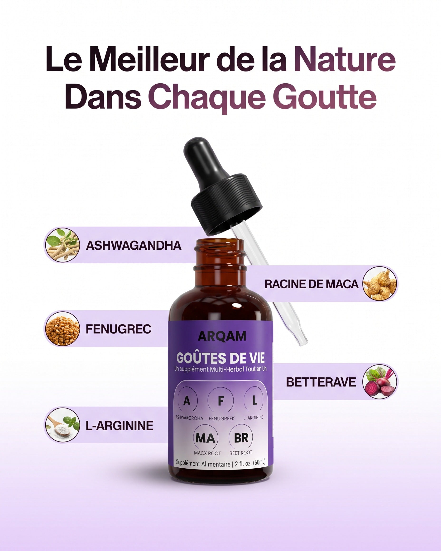 Le meilleur de la nature dans chaque goutte