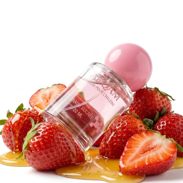ARQAM Parfum pour l’Haleine — saveur Fraise Mielleuse (Fraise & Miel)